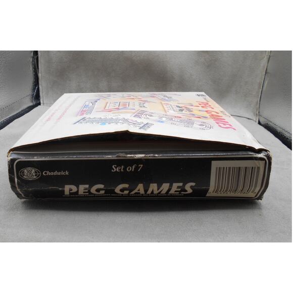 Chadwick Peg Games Set of 7 #97980 Vintage 1989 Brain Teasers Puzzles - Picture 6 of 7